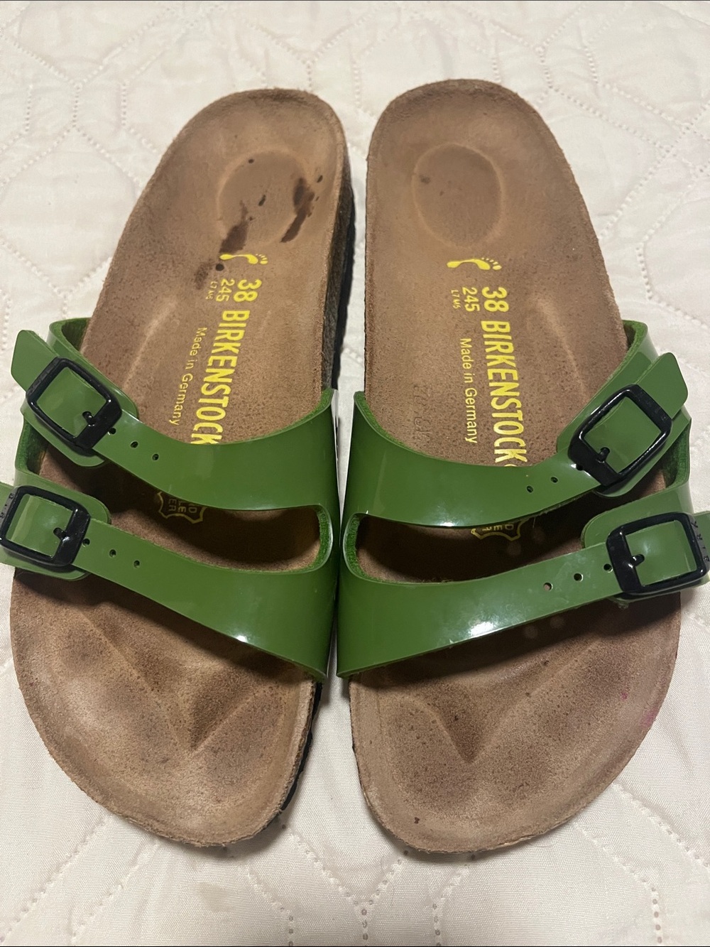 Birkenstock Women’s Two-Strap Sandals size 38 like NEW